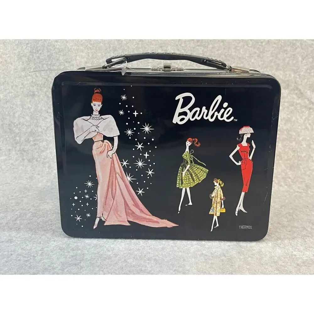 Barbie 100th Anniversary Lunch Box Thermos Special Edition 2004 RARE Box Only